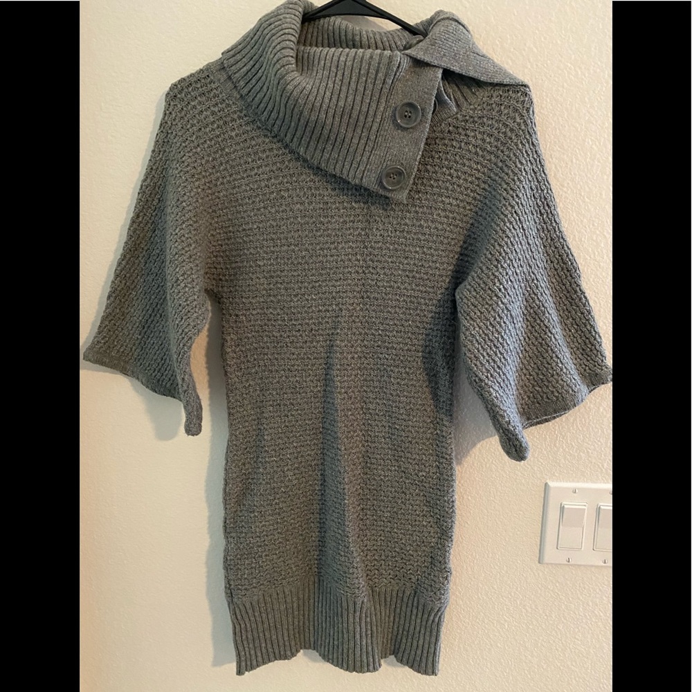 Long knit sweater